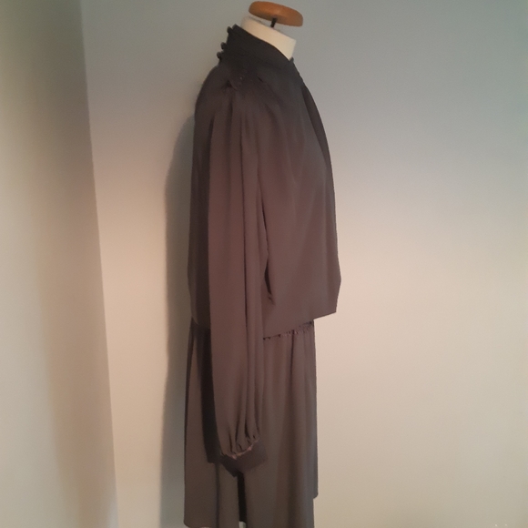 Unique long sleeves vintage dress Size L - Picture 5 of 16